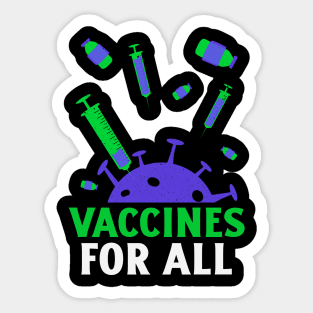 Vaccines for all Sticker